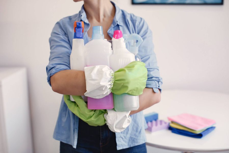 Cleaning products prepared for cleaning